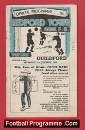 Bedford Town v Guildford City 1953 – 1950s