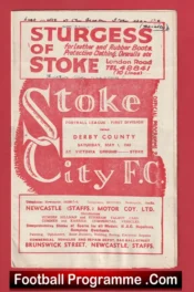 Stoke City v Derby County 1948 – 1940s Football Programmes