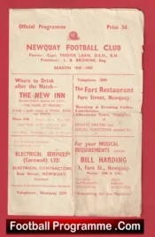 Newquay v Mousehole 1950