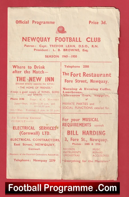 Newquay v Mousehole 1950 - Image 2