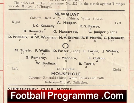 Newquay v Mousehole 1950 - Image 3