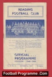 Reading v Torquay United 1949 – 1940s Football Programmes