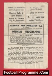 Harwich Parkeston v Chelmsford City 1953 – Reserves Match
