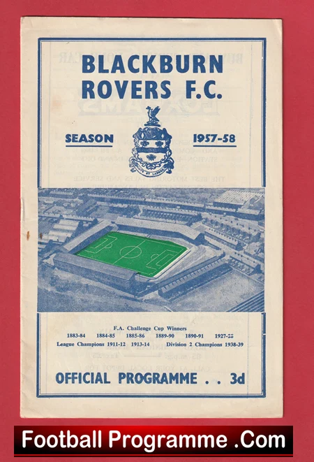 Blackburn Rovers v Huddersfield Town 1957 - Image 2