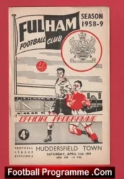 Fulham v Huddersfield Town 1959