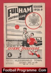 Fulham v Huddersfield Town 1957