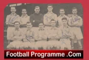 Manchester City Football Club Multi Autographed Signed Picture 1955