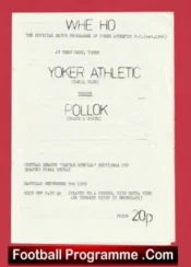 Yoker Athletic v Pollok 1989 – Holm Park