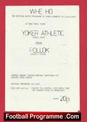 Yoker Athletic v Pollok 1989 – Holm Park