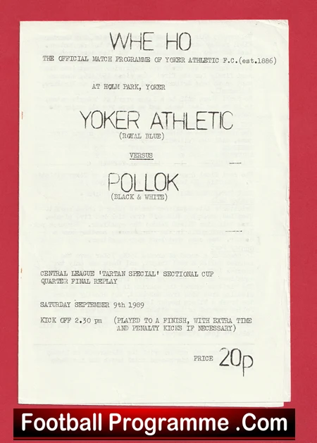 Yoker Athletic v Pollok 1989 - Holm Park - Image 2