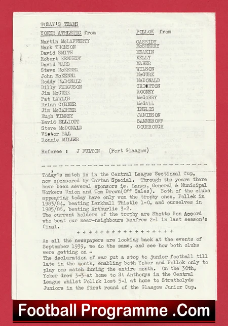 Yoker Athletic v Pollok 1989 - Holm Park - Image 3