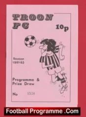 Troon v Maybole Juniors 1982