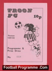 Troon v Maybole Juniors 1982