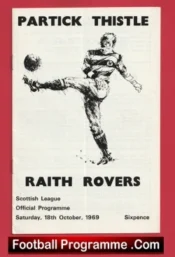 Partick Thistle v Raith Rovers 1969 – Scotland