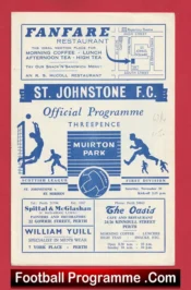 St Johnstone v St Mirren 1963 – Scotland