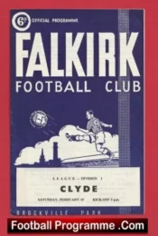 Falkirk v Clyde 1969 – Brockville Park – Scotland