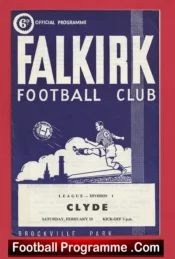 Falkirk v Clyde 1969 – Brockville Park – Scotland