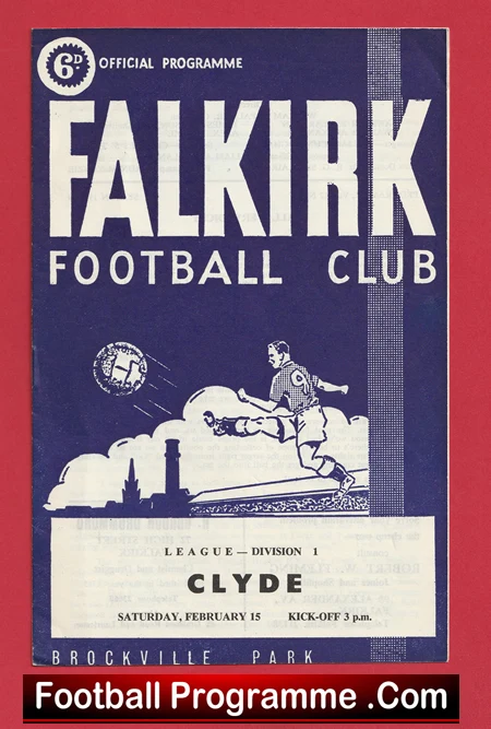 Falkirk v Clyde 1969 - Brockville Park - Scotland - Image 2