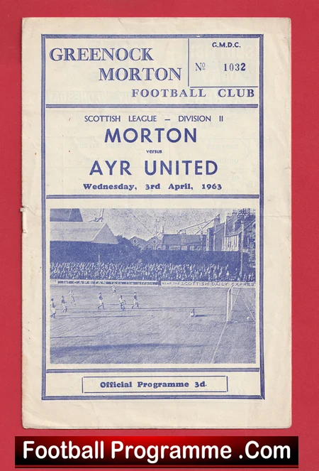 Greenock Morton v Ayr United 1963 - Scotland - Image 2