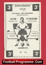 Ayr United v Arbroath 1965 – Scotland