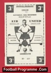 Ayr United v Arbroath 1965 – Scotland