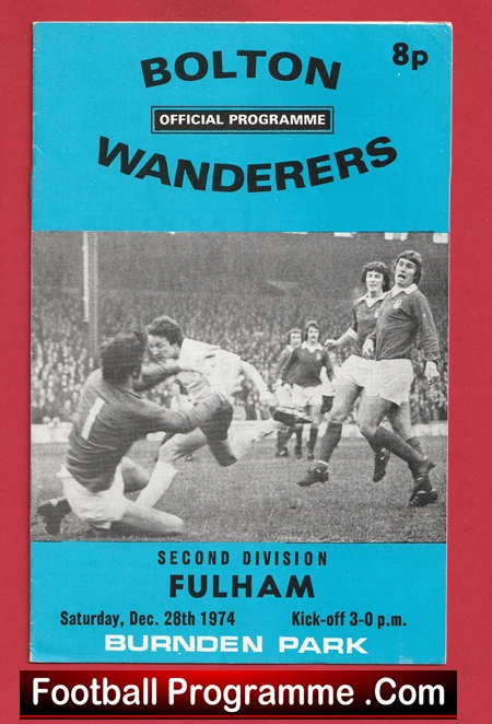 Bolton Wanderers v Fulham 1976 - Bobby Moore - Image 2