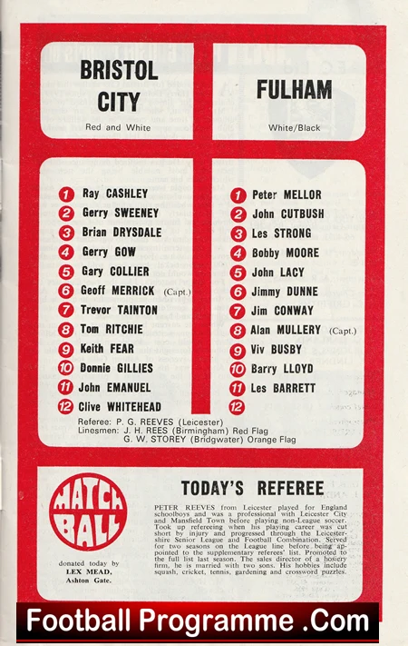 Bristol City v Fulham 1974 - Image 3