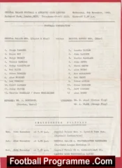 Crystal Palace v Bristol Rovers 1969 – Reserves Match