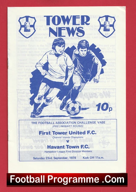First Tower United v Havant Town 1978 - Image 2