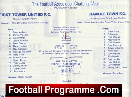 First Tower United v Havant Town 1978 - Image 3
