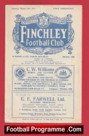 Finchley v Hounslow Town 1954 – 1950s