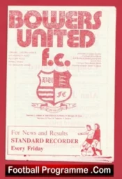 Bowers United v Clapton 1978 – Essex Senior Cup Semi Final