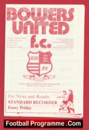 Bowers United v Clapton 1978 – Essex Senior Cup Semi Final