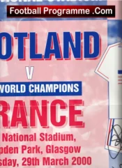 Scotland v France 2000 – Multi Signed Poster Inaugural Match