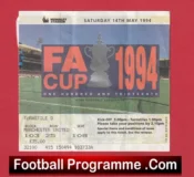 Manchester United v Chelsea 1994 – FA Cup Final Match Ticket