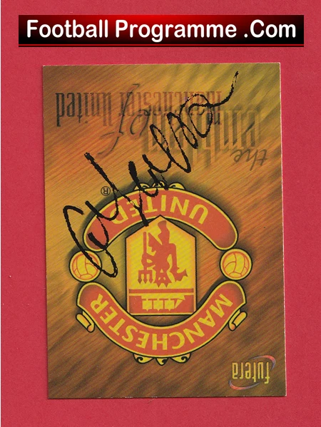 Manchester United Manager Alex Ferguson Autographed Signed Football Card Man Utd - Image 3