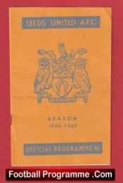 Leeds United v Manchester City 1960 – Denis Law Debut First Game 1st