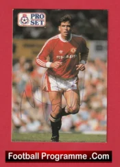 Manchester United Neil Webb Autograph Signed Football Card Man Utd