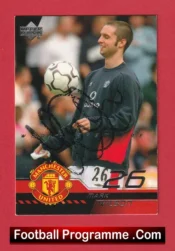 Manchester United Mark Wilson Autograph Signed Football Card Man Utd