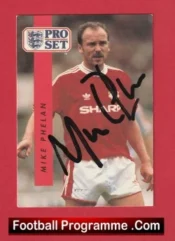 Manchester United Mike Phelan Signed Autograph Man Utd Football Card
