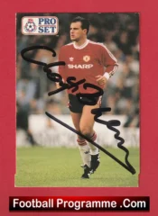 Manchester United Clayton Blackmore Man Utd Signed Football Card Autographed