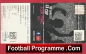 Manchester United v Tottenham Hotspur 2018 – FA Cup Semi Final Match Ticket