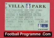Arsenal v Manchester United 1999 – Ticket THE Giggs Wonder Goal