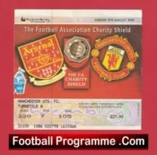 Arsenal v Manchester United 1998 – Charity Shield Ticket Treble