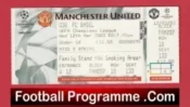 Manchester United v Basel 2003 – Football Ticket