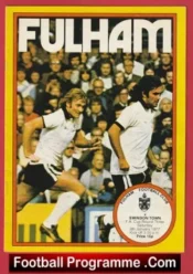 Fulham v Swindon Town 1977 – George Best + Marsh + Bobby Moore