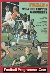 Fulham v Wolves 1976 – George Best + Bobby Moore