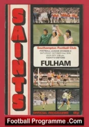 Southampton v Fulham 1976 – George Best Sent Off First Time
