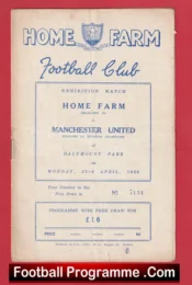 Home Farm v Manchester United 1956 – Busby Babes – Ireland