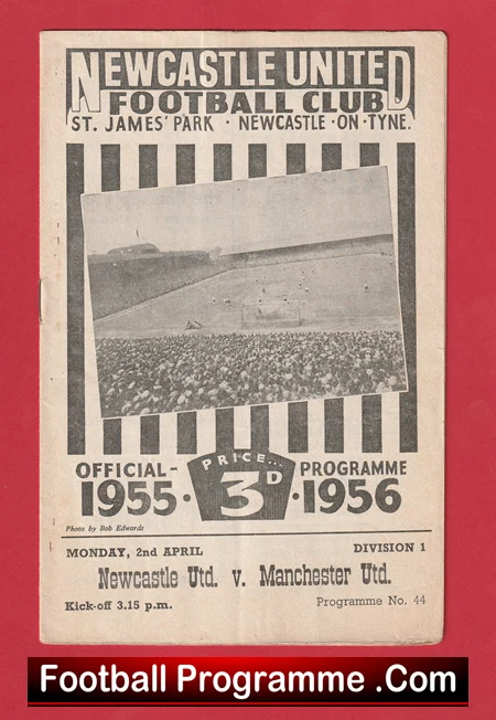 Newcastle United v Manchester United 1956 - Man Utd - Image 2